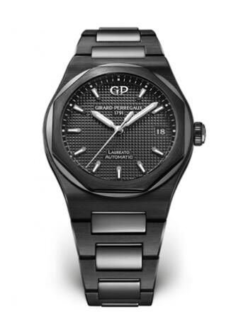 Replica Girard Perregaux Laureato 38 Automatic Ceramic 81005-32-631-32A watch